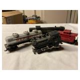 4 pcs HO Scale train cars