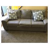 7ft sofa w/2 throw pillows (no SHIPPING)