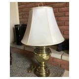 2 Brass lamps 30" working