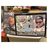 2 Dale Earnhardt framed pictures/ posters 25" x