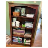 Bookcase only, no contents 25" x 48" x 13"