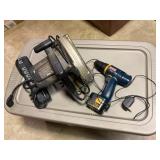 Ryobi 7.2V cordless drill w/ battery & charger,