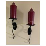 Walls sconces 11" tall & sign  9 1/2" x 36"