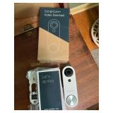 Simplisafe  video doorbell , box, mounting