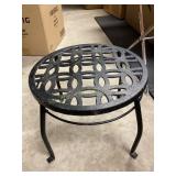 Cast iron plant stand  11 3/4" dia x 9" high
