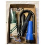 Blackburn lock, Eveready flashlight, 8" cable