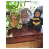 3 Cuddle Kids-Bee, Bunny & TRex