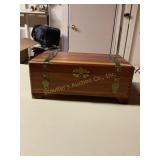 Cedar chest  jewelry box 10" x 4" x 6 1/2"
