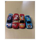 4 Diecast racing car Approx. 3" long