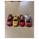 4 Diecast racing car Approx. 3" long