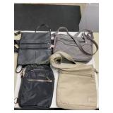 4 purses/ cross body bags-Rosetta, Pacsafe,