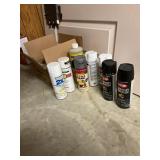 Misc spray paint, wood stains etc ( spray cans