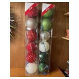 Ashland 12 large Christmas balls 6" dia
