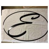 Metal Letter  E. 25 1/4" x 17"