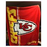 Kansas City chiefs throw blanket 45"x60"