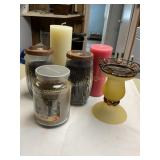 Candles & holder-Yankee candle, party light, s