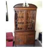 1pc. China cabinet , glass doors,17"x36"x74"