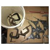 8+ Corner clamps, C clamps, etc - craftsman,etc.