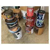 Misc paint, stain, floor finish, etc., half full
