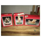 3 Cast iron Christmas stocking hangers