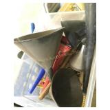 Ladder brackets,Funnels,snow brushes,etc w/cooler