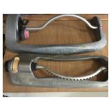 2 Metal lawn sprinklers - Melnor,etc