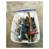 Paint supplies - roller brushes & pans, caulking