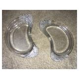 7 Hazel Atlas parti-ade snack plates