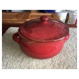 DeSilva Italy clay lidded casserole dish 9.5ï¿½d x