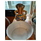 Wall flower pocket vase 9.5ï¿½h & Bavaria serving