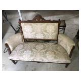 Victorian Love seat 51'L