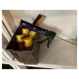 Misc- sealant, wire brush, caulking gun