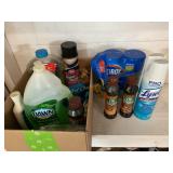 Misc cleaning supplies- Old English, Dawn,