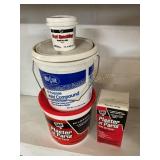 Joint compound, plaster of Paris, etc., some new
