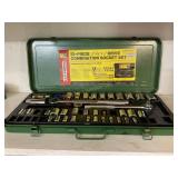 PRO combination socket set w/metal case