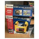 Vector jump start system w/original box, 450 amps