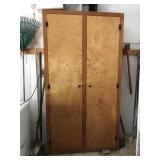Wood cabinet 48'x88ï¿½x12ï¿½ (bring tools to remove)