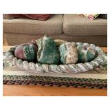 Clay fruit bowl