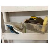 Cleaning supplies - brushes, dust pans, sponges,