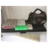 Ugly Stik tackle bag,34' plastic tote, Plano