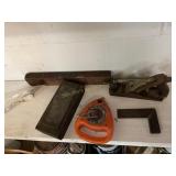 Misc - level, planer, chalk line, sharpening