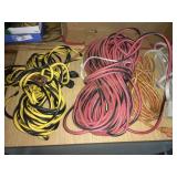 3 Outdoor extension cords & 1 a/c cord w/10 gal.