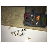 Fishing flies,lures,rooster tails w/small p