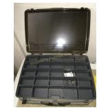Plano over & under fishing tackle box w/contents