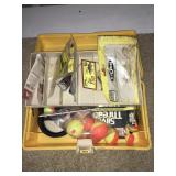 Gamefisher plastic fishing tackle box w