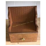 Tabletop wood chest w/drawer 9'x14ï¿½x17ï¿½