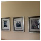 3 Framed prints (1 signed & numbered) 8'x 22' x12ï¿½