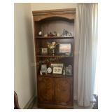 Wood cabinet/ shelves, no contents 30' x 76'