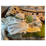 Misc linens-blankets, towels, single bed, sheet