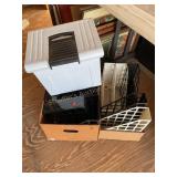 10+ Plastic magazine holders, storage file box